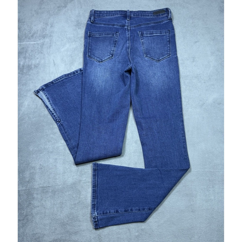 Free People Jeans Womens 27S 27x32 The Hoyt Highrise Mini Flare BlankNYC Boho - Picture 5 of 9
